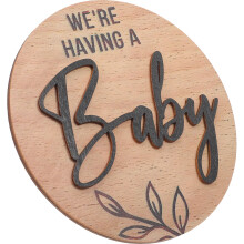 3St Baby Geboorte Aankondiging Bord Hout En Kinderkamer