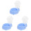 3St Blauwe Graviteitswaterbak En Uit Stevig PP 4