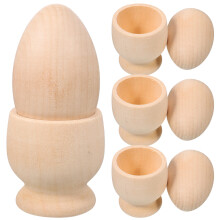 4Sets Stevige Eierhouders Beige Voor En DIY Projecten