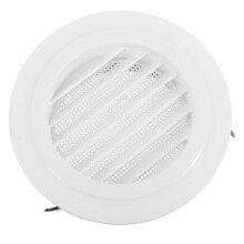 ABS Luchtrooster Met Kunststof Lamellen En Insectenbescherming