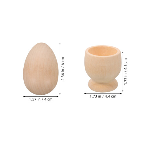 4Sets Stevige Eierhouders Beige Voor En DIY Projecten 1
