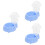 3St Blauwe Graviteitswaterbak En Uit Stevig PP 8