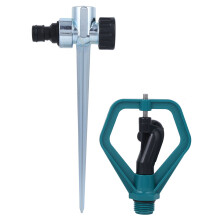 Aspersor Eficiente de 360 Graus, Sistema de Irrigação Durável para Jardim, Pulverizador de Água Ajustável para Sistema de Irrigação de