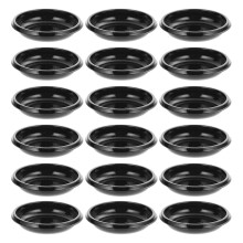 300Stk Schwarze Einweg Gewürzschalen Plastik Rund Mini Dip Schalen