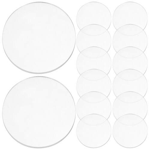60 acryl kreisrohlinge transparent scheiben 1