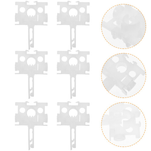 48St Vertical Blind Carrier Wit, Premium Plastic Vervangingsonderdeel 2