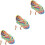 60St Kleur Finger String Game Voor Plezier En Handtraining 7