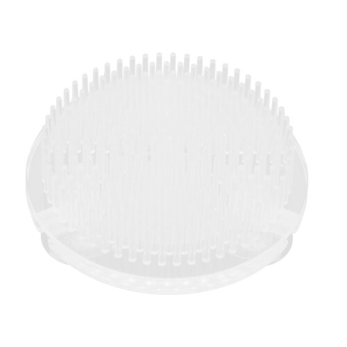plastic bloemarrangement speldvoet transparante sierbasis houdertje 2