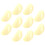 40Stk Simulation Knoblauchflocken PVC Lichtgelb Langlebig 1