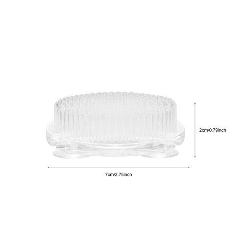 plastic bloemarrangement speldvoet transparante sierbasis houdertje 1