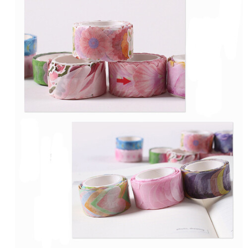 10 Blumenblatt Sticker Bunt DIY Für Scrapbooks 1