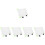5Sets Plastic Whiteboard Dry Erase Board for Home Double-Sided Writing 7