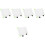 5Sets Plastic Whiteboard Dry Erase Board for Home Double-Sided Writing 6