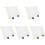 5Sets Plastic Whiteboard Dry Erase Board for Home Double-Sided Writing 4