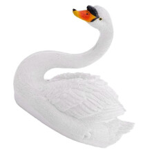 3St Sfeervolle Resin Zwaan Decoratie Voor Buiten En Huis