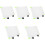 5Sets Plastic Whiteboard Dry Erase Board for Home Double-Sided Writing 5