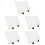5Sets Plastic Whiteboard Dry Erase Board for Home Double-Sided Writing 8