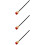 3St Rood Cosplay Cane Plastic Halloween Feest Versiering 10