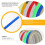 8 Reflecterende Stickers Spaken Fluorescerend Pvc 8