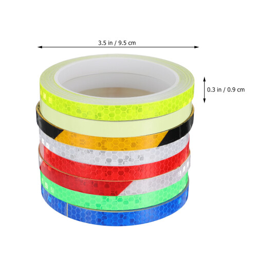 8 Reflecterende Stickers Spaken Fluorescerend Pvc 1