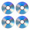 4 Sets Blanke Cd-Schijf Voor En Audio Opname 7