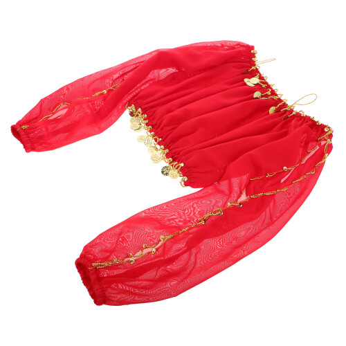 2St Stage Performance Top Dames Belly Dancing Chiffon 1