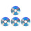 4 Sets Blanke Cd-Schijf Voor En Audio Opname 4