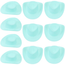 50St Plastic Mini Hoedjes Groen Voor Popup Feest En Poppenhuis