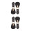 4St PU Alloy Toggle Sluitingen Jas Knopen Voor Vrouwen 9