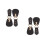 4St PU Alloy Toggle Sluitingen Jas Knopen Voor Vrouwen 3
