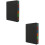 2St Zwarte Planner Notebook Met Stevige Kaft, Voor Schema's 6