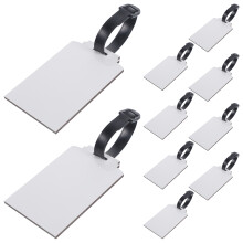 1Set Duurzame Transparante Mdf Kofferlabels Reis & DIY