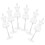 30St Wit Mini Mannequin Display Stand Voor Kleding Model 1
