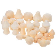 50St Natuurlijke Paddenstoel Pegs Voor Kids Knutselplezier