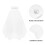 3St Witte Bruidssluier Met Perfect Vrouwen 6