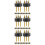 36St Zwarte 3-Pins Xlr Microfoonkabel Connector ABS Metaal 10