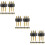 36St Zwarte 3-Pins Xlr Microfoonkabel Connector ABS Metaal 11