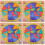 4Sets Kinder Letter Hout Educatief Multi Kleurig 7