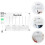 Set Acryl Wandkalender Wisbaar Maandplanner Transparant 5