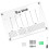 Set Acryl Wandkalender Wisbaar Maandplanner Transparant 4