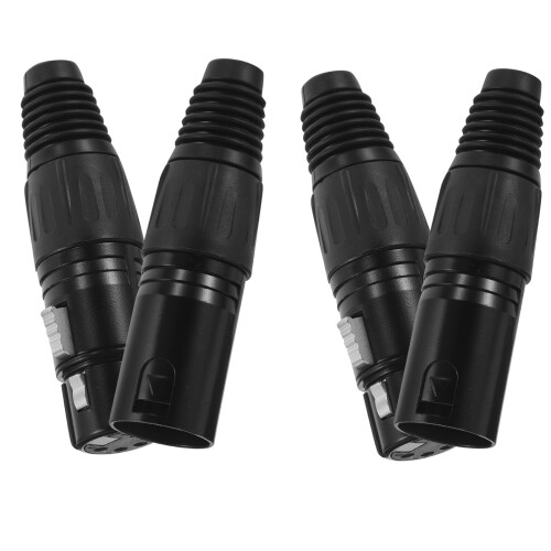 20St 5 Pin Xlr Man/vrouw Adapter Voor Audio Microfoon Kabel 2