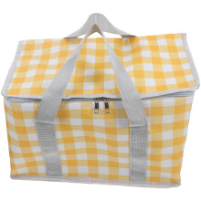 4Stk Isoliertaschen Gelb Große Kühltasche Oxfordstoff Für Camping