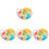 4 Sets Kinder Speelgoed Kleurcombinatiebord Vroeg Educatief 3