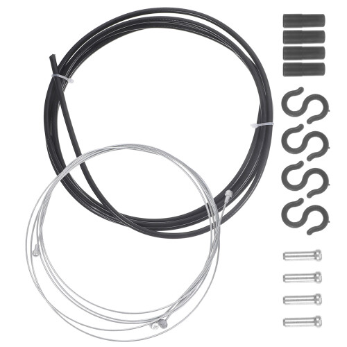 1Set Professionele Remkabels Kit Duurzaam Zwart Rubber