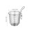 6St Rvs Mesh Strainer - En Keukengereedschap 2