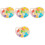 4 Sets Kinder Speelgoed Kleurcombinatiebord Vroeg Educatief 4