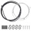 1Set Professionele Remkabels Kit Duurzaam Zwart Rubber 7