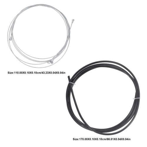 1Set Professionele Remkabels Kit Duurzaam Zwart Rubber 1