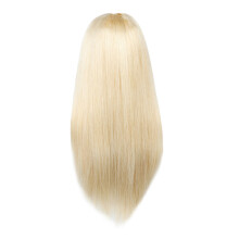 4Stk Blonde Syntheseperücke Mittelscheitel Für Party Beige