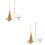 2 Sets Mini Veenbesems Modellen Mini Dweil Emmer Sieraden 8